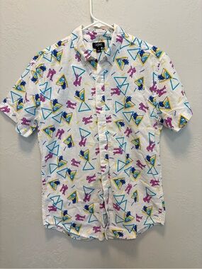 City Streets 90’s Beach Bum Button Down | S